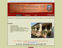 Tablet Screenshot of kopacevo.pondi.hr